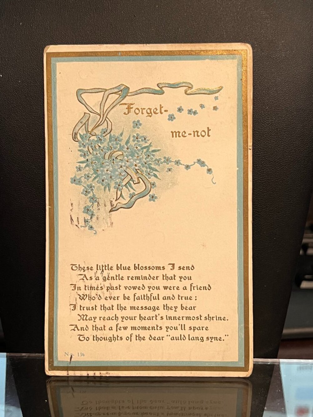 Vintage 1911 Forget-Me-Not Postcard Utica, New York